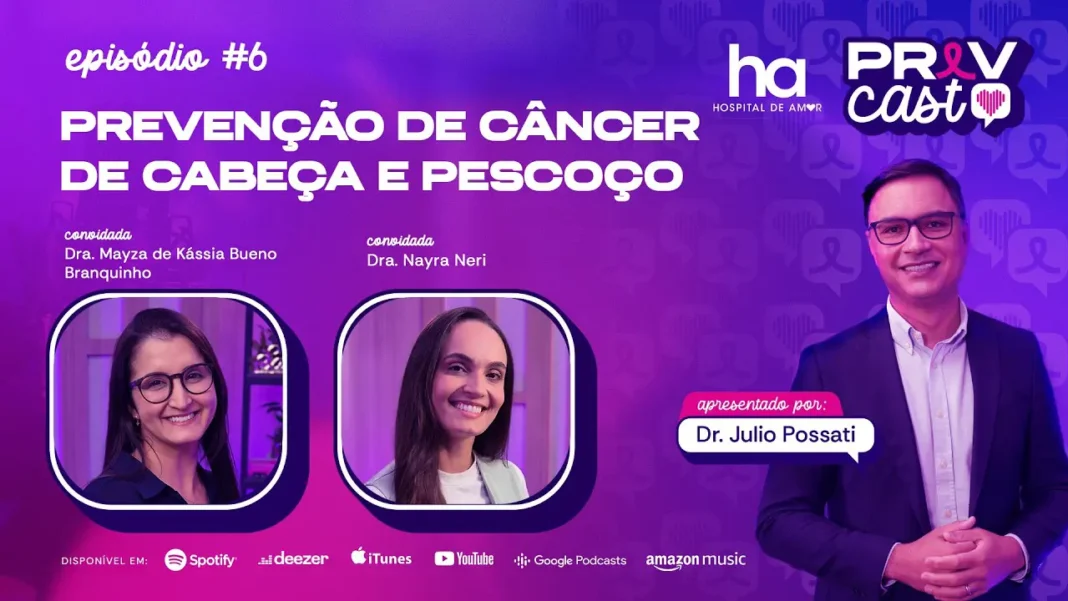 Assista: PrevCast explica prevenção do câncer de cabeça e pescoço e o papel da reabilitação