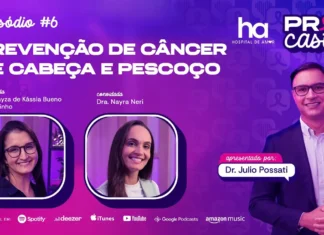Assista: PrevCast explica prevenção do câncer de cabeça e pescoço e o papel da reabilitação Câncer de cabeça e pescoço é tema do PrevCast com especialistas em prevenção, sinais de alerta e reabilitação