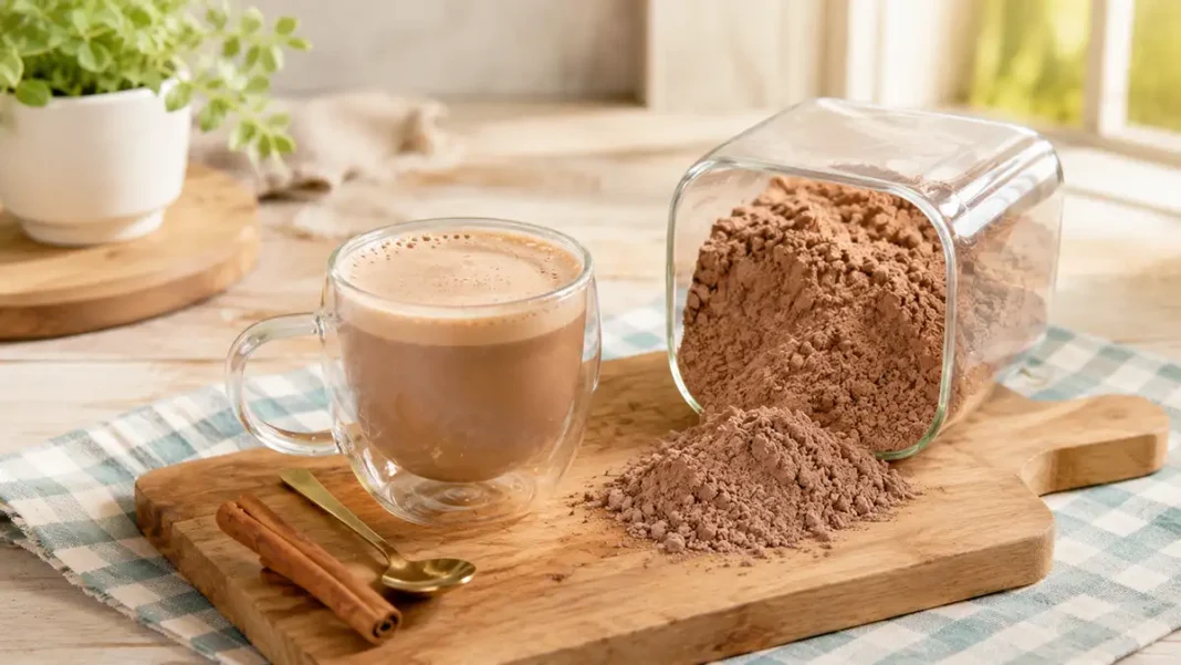Mistura de cappuccino com chocolate fica cremosa e rende muito