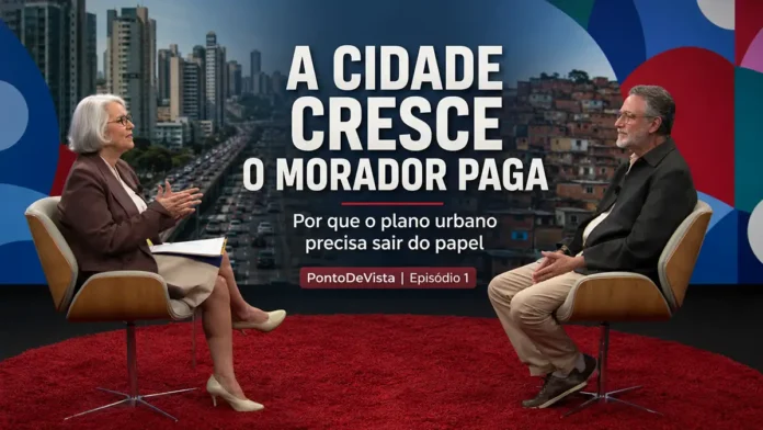 Mariana Monteiro e Benny Schvarsberg debatem cidades sem planejamento no programa PontoDeVista