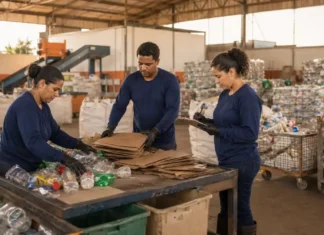 Cooperativas podem dar mais proteção e renda a catadores em Rondônia Cooperativas de catadores organizam materiais recicláveis em Rondônia