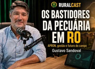 Gustavo Sandoval mostra bastidores da APRON no RuralCast Gustavo Sandoval participa do RuralCast sobre pecuária em Rondônia, APRON, regularização fundiária e futuro do campo