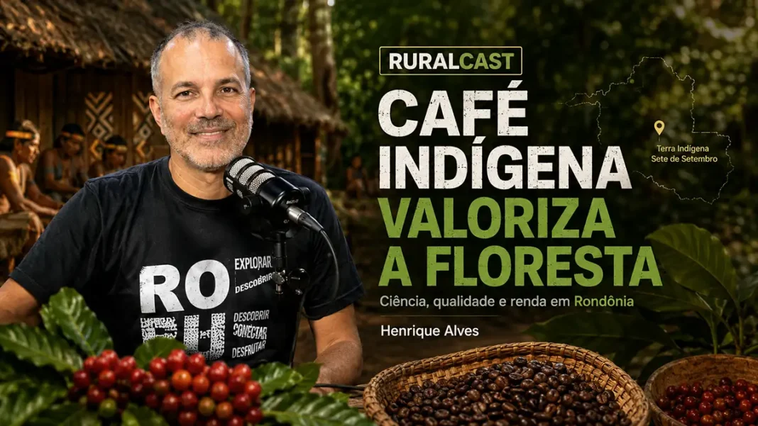 Henrique Alves no RuralCast sobre café indígena em Rondônia Henrique Alves participa do RuralCast sobre café indígena em Rondônia, Embrapa, Robustas Amazônicos e preservação da floresta