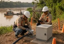 Infovia 05 começa instalação e seguirá até Porto Velho Infovia 05 avança com instalação de fibra óptica no Rio Madeira rumo a Porto Velho