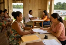 Justiça itinerante leva serviços e registra demandas em Pedras Negras MPRO em Pedras Negras acompanha atendimento jurídico à comunidade quilombola