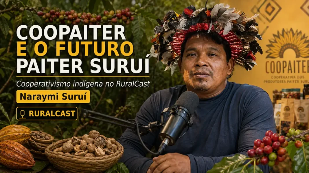 Naraymi Suruí participa do RuralCast com Adalto Costa sobre cooperativismo indígena em Rondônia e atuação da Coopaiter