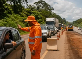 Motoristas devem se preparar para bloqueios parciais na BR-364 Pare e Siga na BR-364 exige atenção de motoristas em trechos de Rondônia