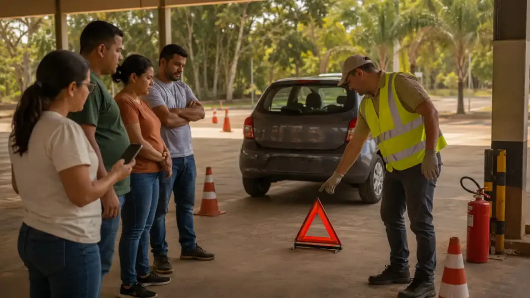 Motoristas do Detran-RO aprendem como agir em acidentes e incêndios