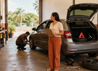 Vai pegar a estrada? Veja o que revisar no carro antes da viagem Revisão preventiva do veículo antes da viagem pelas rodovias de Rondônia