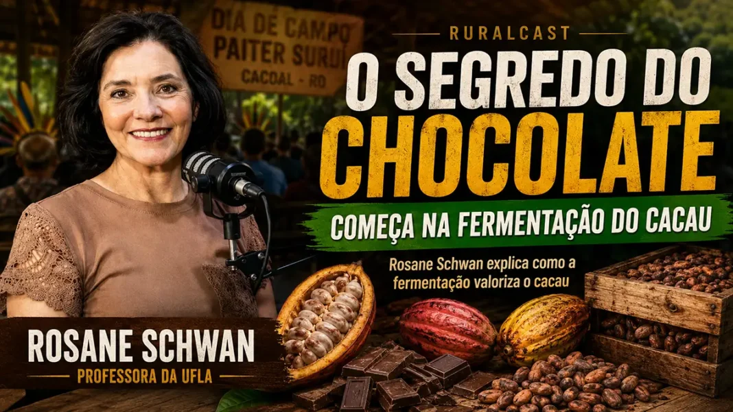 Rosane Schwan explica por que o cacau fermentado valoriza o chocolate