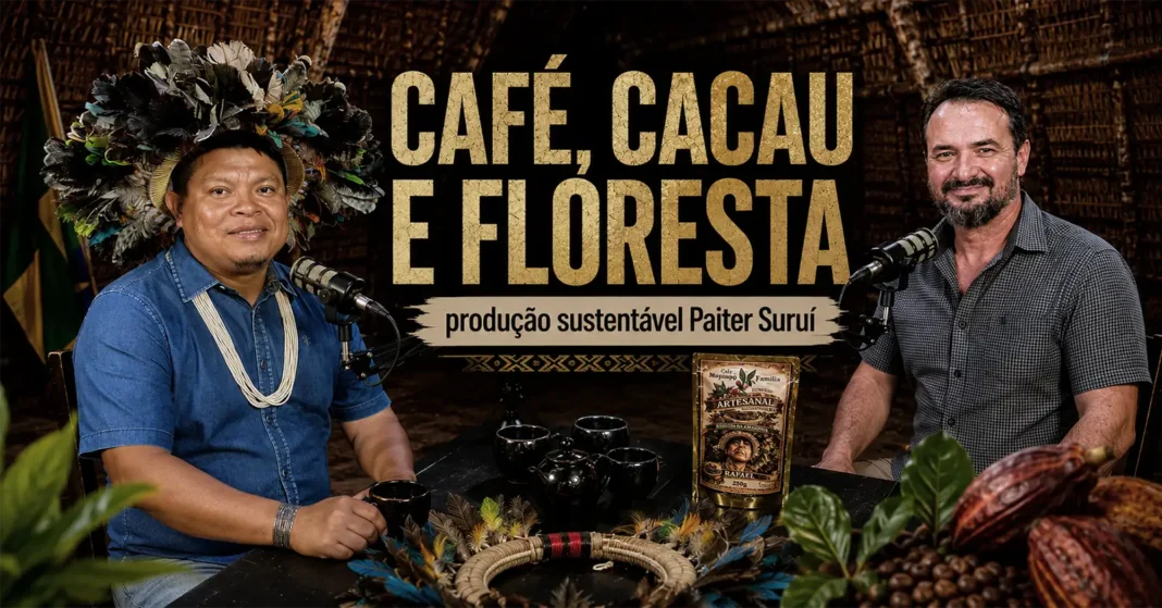 Café sustentável dos Paiter Suruí no RuralCast Celso Suruí participa do RuralCast sobre café sustentável, cacau, cooperativismo indígena e preservação da floresta em Rondônia