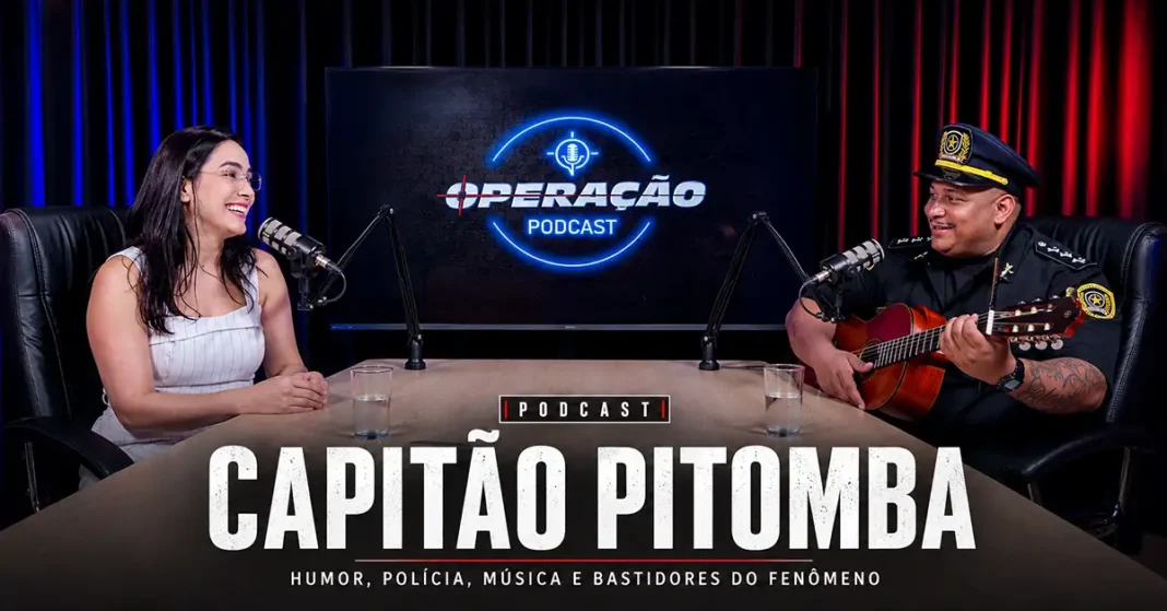 Operação Podcast recebe Capitão Pitomba em episódio sobre humor, polícia e internet