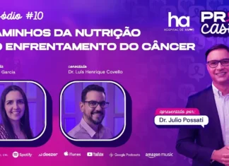 PrevCast explica nutrição no câncer e cuidados durante o tratamento Nutrição no câncer é tema do PrevCast com orientações sobre alimentação e tratamento oncológico