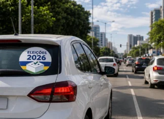 Carro de aplicativo não pode usar adesivo eleitoral; veja as regras em Rondônia Adesivos eleitorais em Rondônia em carro particular durante as Eleições 2026