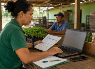 Agrotec 2026 amplia prazo de dois editais até quinta em Porto Velho Agrotec 2026 com produtor rural conferindo inscrição para participar da feira em Porto Velho