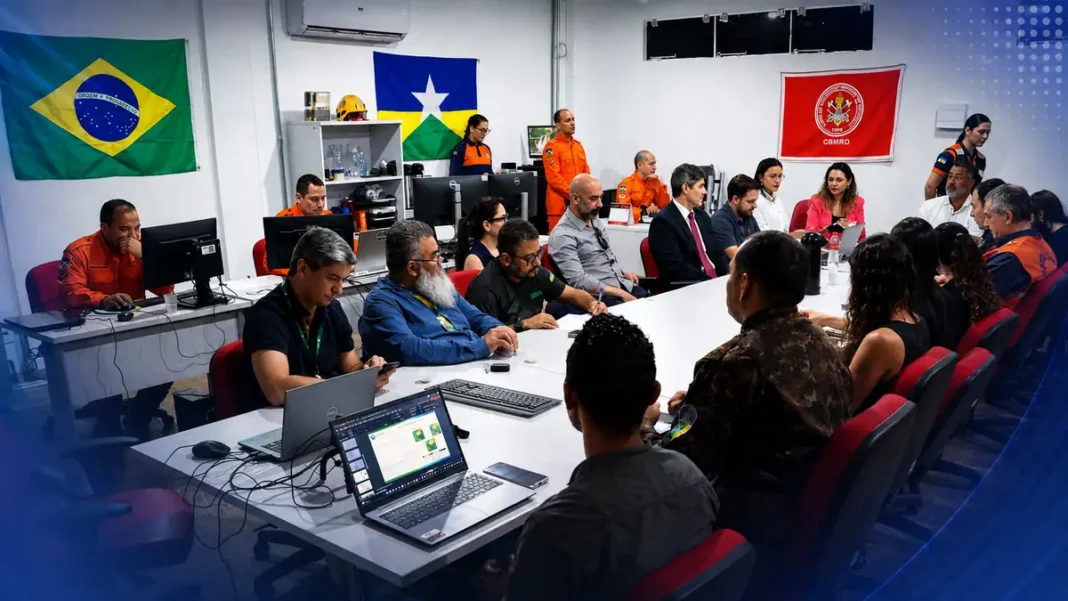 Reunião reúne órgãos públicos para prevenção e combate a incêndios florestais em Rondônia