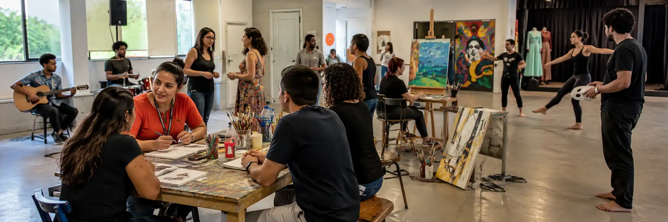 Formações artísticas oferecidas nos centros municipais Atividades dos CMACEs ilustram as vagas de arte oferecidas em Porto Velho.
