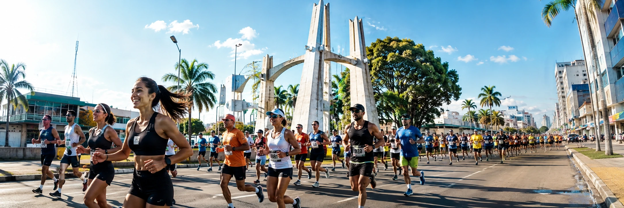 Corrida Marco Zero movimentará Ji-Paraná em novembro Atletas participam de corrida de rua durante Corrida Marco Zero em Ji-Paraná