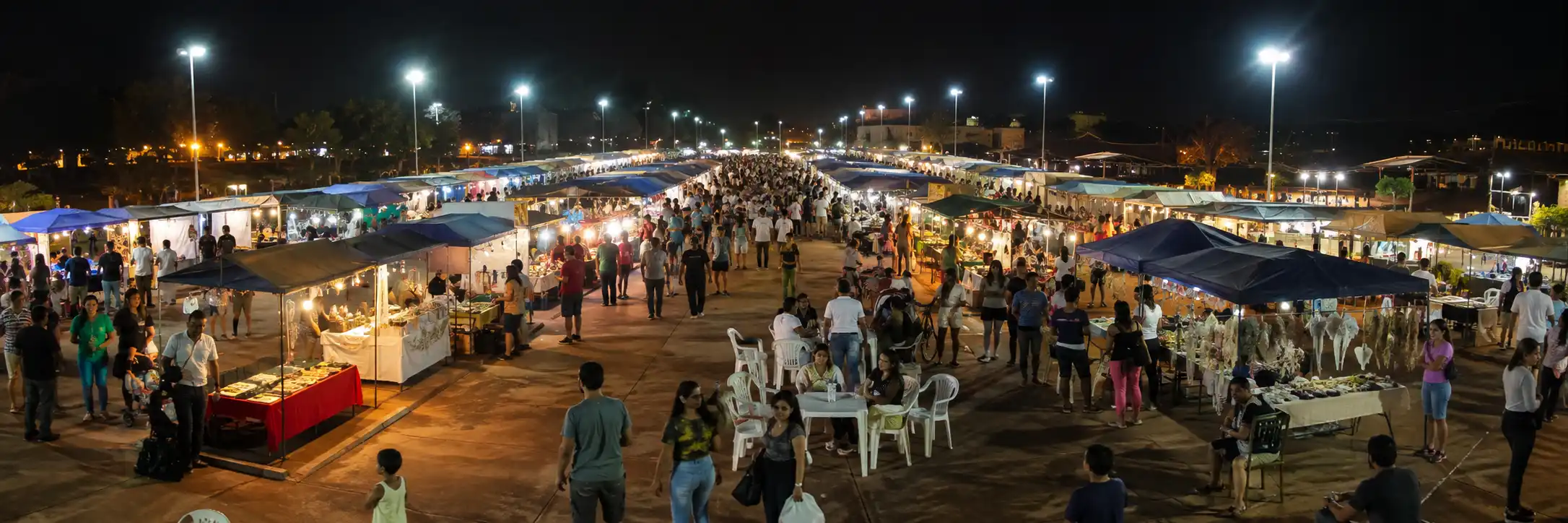 Feira Rondônia Empreendedora ocupa o Espaço Alternativo com estandes e visitantes em Porto Velho.