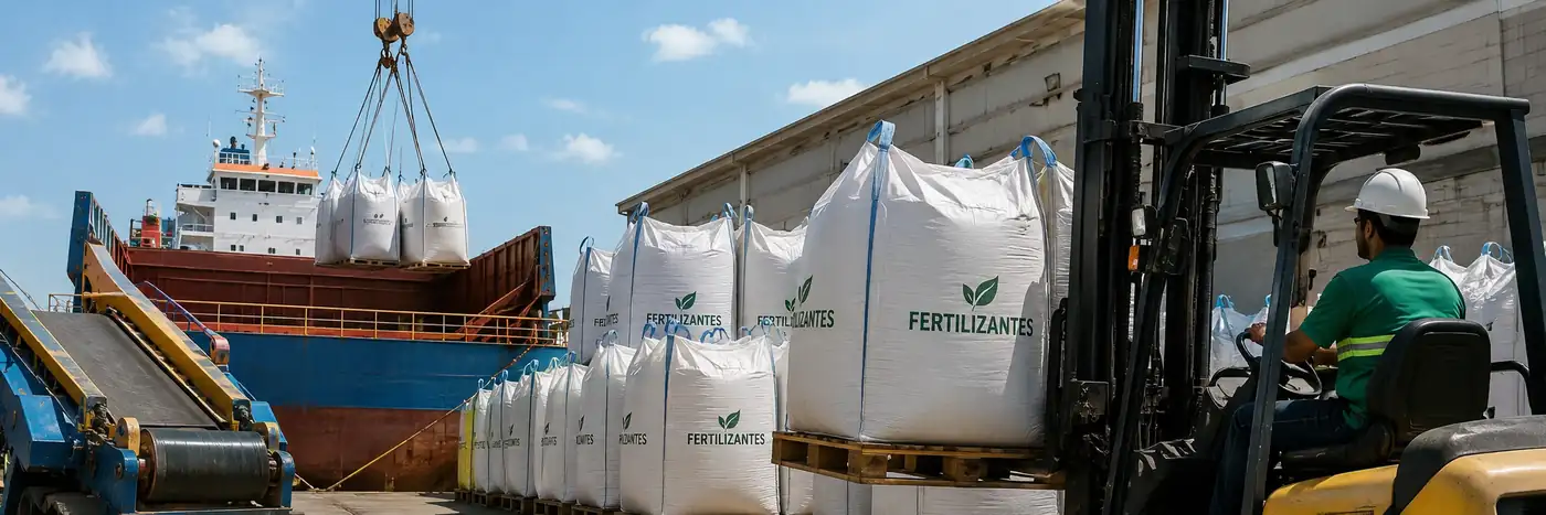 Fertilizantes entram nas medidas previstas pela LC 235/2026 Movimentação de fertilizantes em operação logística relacionada à nova lei dos combustíveis em Rondônia