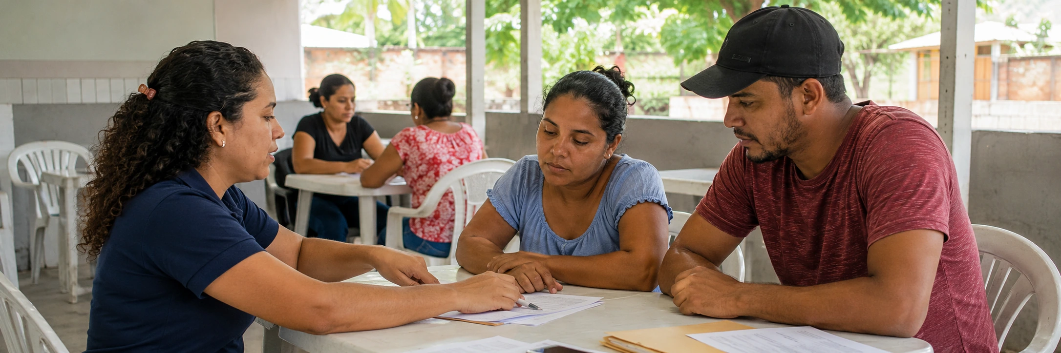 Orientação do Cadastro Único em Porto Velho Equipe orienta família durante atendimento do CadÚnico em Porto Velho