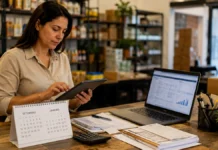 Simples Nacional muda com CBS e IBS; veja os prazos para 2027 Simples Nacional com profissional conferindo regras de CBS e IBS para empresas em 2027