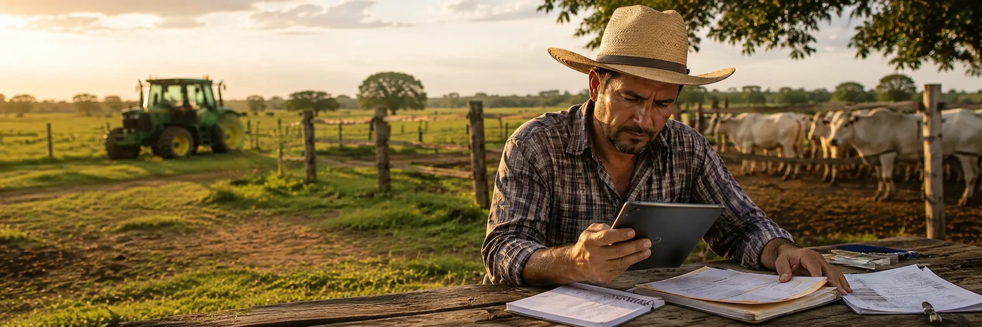 Produtor rural consulta registros antes da indisponibilidade do sistema da Idaron