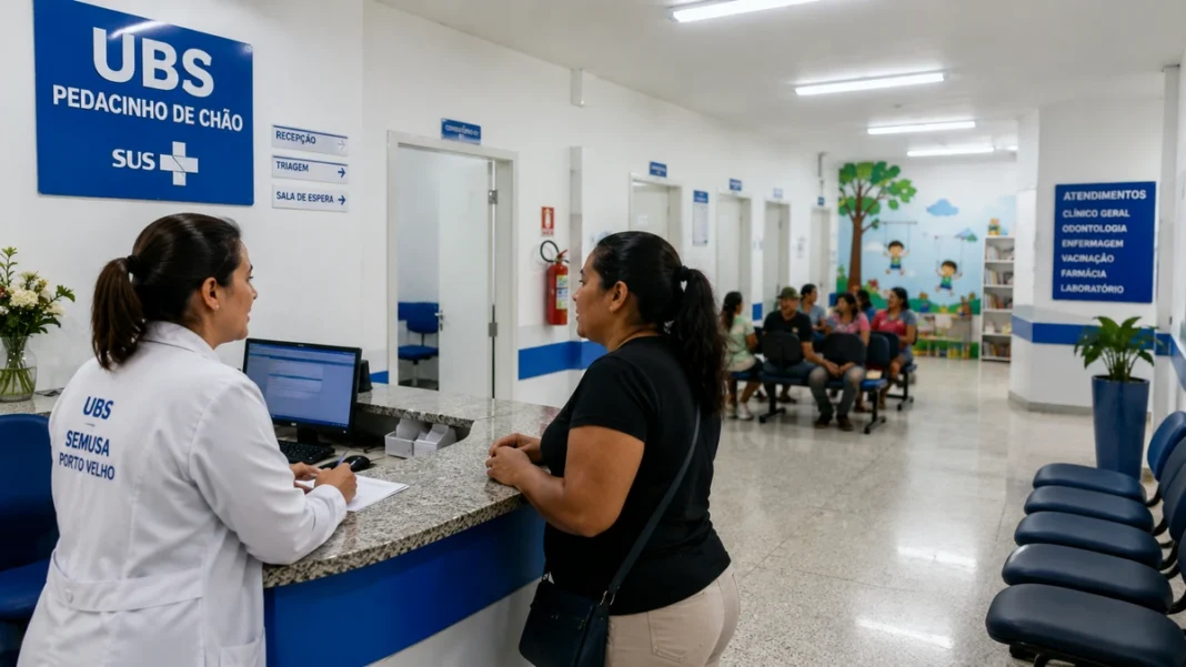 UBS Pedacinho de Chão em Porto Velho UBS Pedacinho de Chão em Porto Velho com ambiente de atendimento da atenção básica