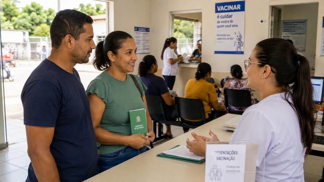 Vacinação em Porto Velho neste sábado Moradores recebem orientação para vacinação em Porto Velho neste sábado