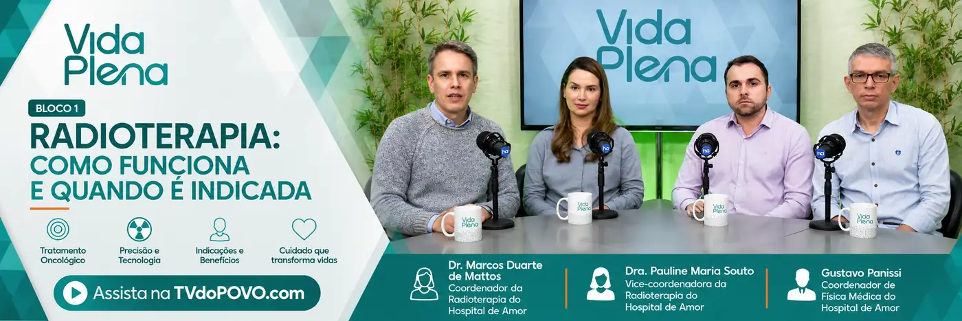 Radioterapia: como funciona e quando é indicada Bloco 1 do Vida Plena explica como funciona a radioterapia e quando o tratamento é indicado
