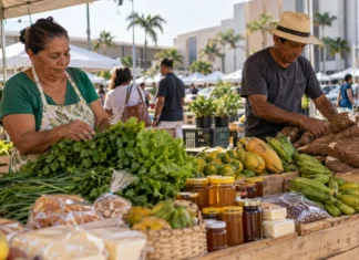 Festival das Nações reserva oito estandes para agricultura familiar em Porto Velho agricultura familiar em feira de produtos rurais com hortaliças, mandioca e alimentos artesanais em Porto Velho