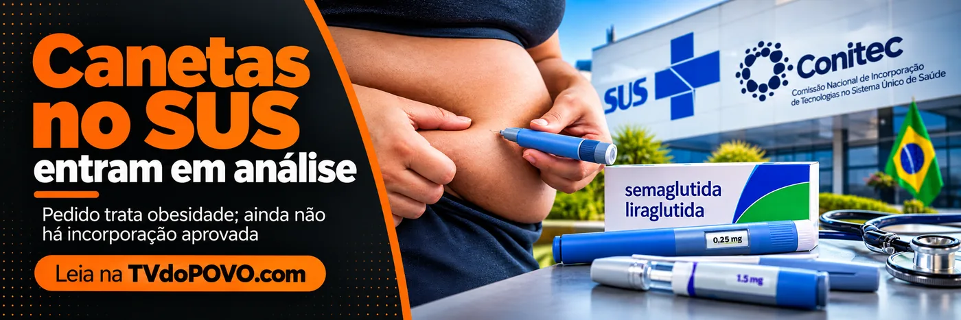 Canetas no SUS entram em análise para tratamento da obesidade Canetas no SUS seguem em análise para tratamento da obesidade