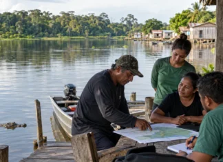 Carne de jacaré do Cuniã avança em estudo para possível reconhecimento de origem Comunidade do Cuniã participa de levantamento sobre a origem da carne de jacaré em território amazônico
