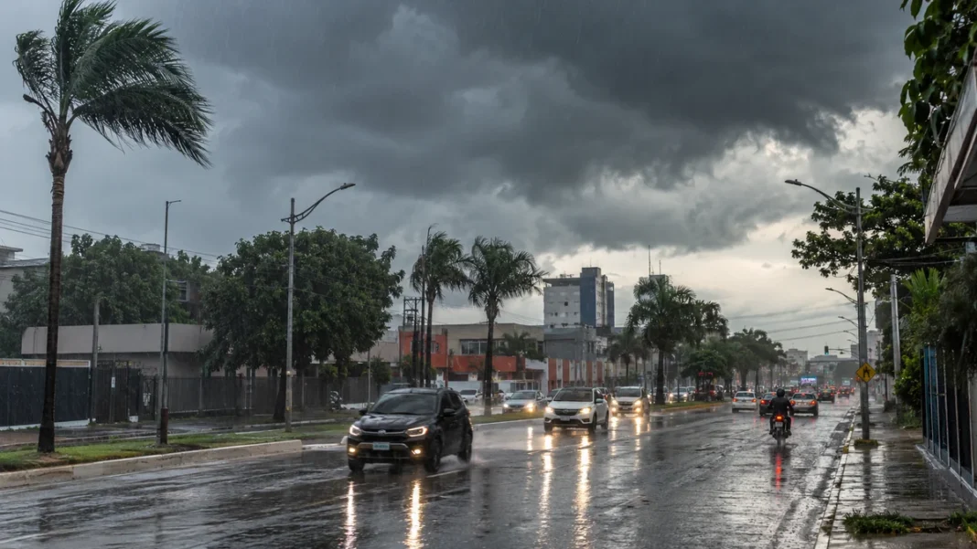 Porto Velho entra no 7 de Setembro sob alerta de chuvas intensas e ventos de até 60 km/h