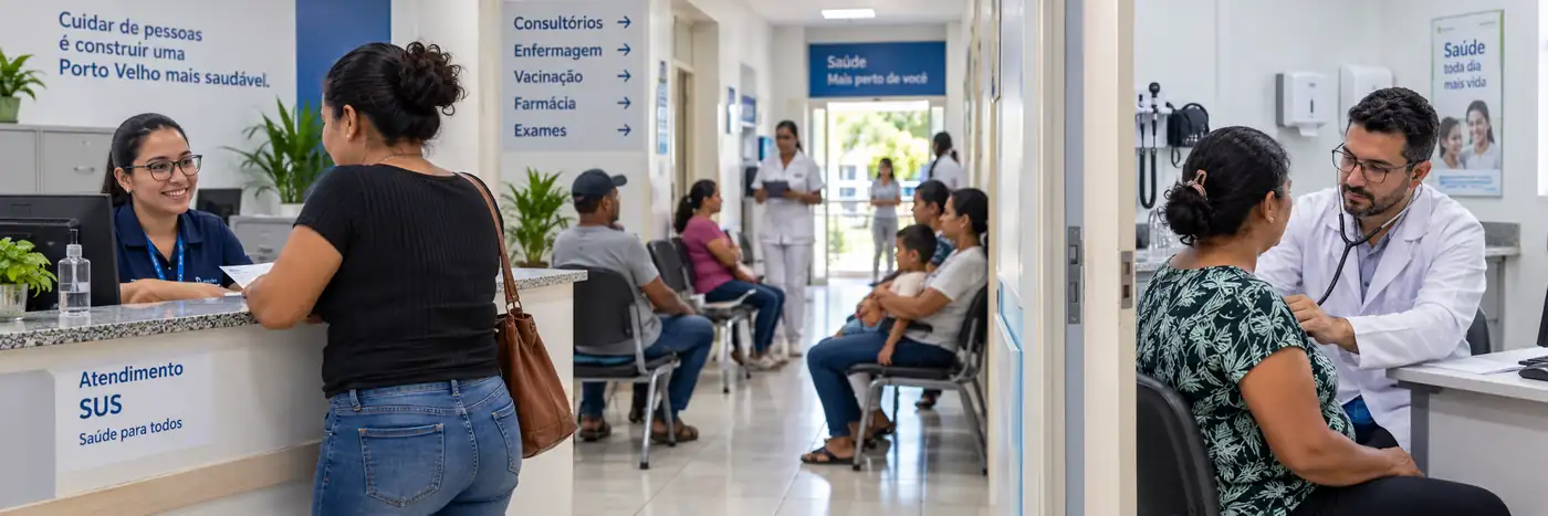 Atendimento no CEM será por ordem de chegada clínico geral sem agendamento e fluxo de atendimento no CEM de Porto Velho