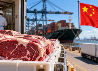 Brasil esgota cota de carne bovina na China; excedente terá tarifa de 67%