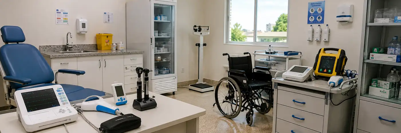 equipamentos para UBS em Rondônia com aparelhos de diagnóstico e atendimento