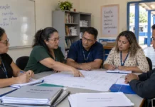Porto Velho prepara escola cívico-militar municipal; local ainda será escolhido Escola cívico-militar em Porto Velho em fase de planejamento com profissionais da educação analisando documentos