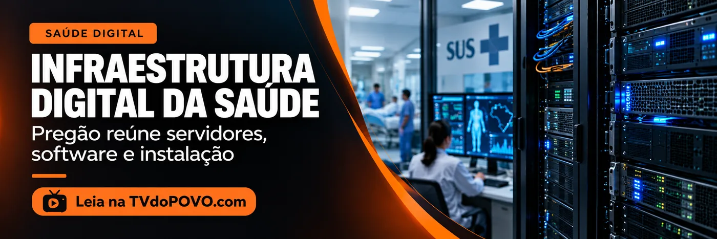 Infraestrutura digital da Saúde em Rondônia Infraestrutura digital da Saúde com servidores e ambiente hospitalar em licitação da SESAU