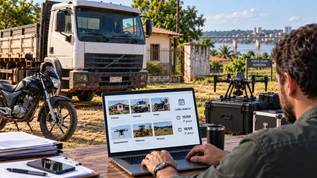 Bens do leilão do TRT-14 em Rondônia Leilão do TRT-14 reúne imóveis, veículos e equipamentos em Rondônia