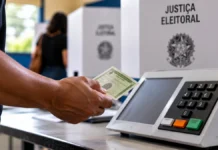 Locais de votação em Rondônia mudam em 17 municípios; confira Eleitor consulta documento e urna eletrônica em imagem sobre locais de votação em Rondônia