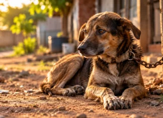 Porto Velho reforça canais para denunciar maus-tratos e abandono de animais Maus-tratos a animais em Porto Velho representados por cão em situação de abandono