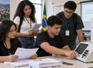 Universitários de Cacoal podem atuar como mesários nas Eleições 2026 universitários participam de treinamento para mesários em Cacoal