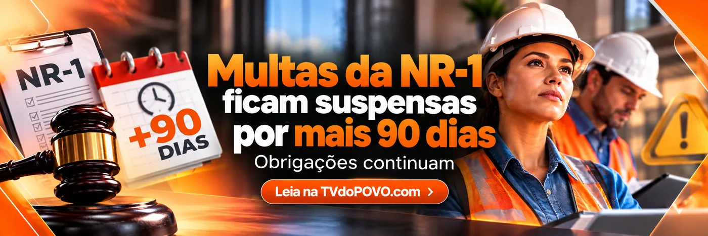 Multas da NR-1 ficam suspensas por mais 90 dias Multas da NR-1 suspensas por 90 dias com obrigações mantidas
