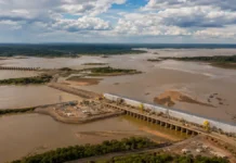 Reservatório de Jirau opera no nível mínimo; Madeira segue em vazante Nível mínimo da UHE Jirau com vazante do rio Madeira em Rondônia