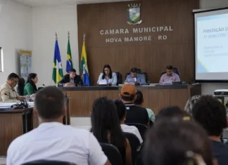 Nova Mamoré apresenta contas do primeiro semestre nesta quarta-feira Audiência pública de prestação de contas em Nova Mamoré com participação de moradores na Câmara Municipal