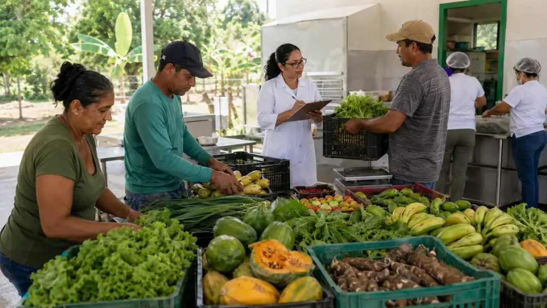 Programa aproxima agricultura familiar das compras públicas em 45 municípios de Rondônia