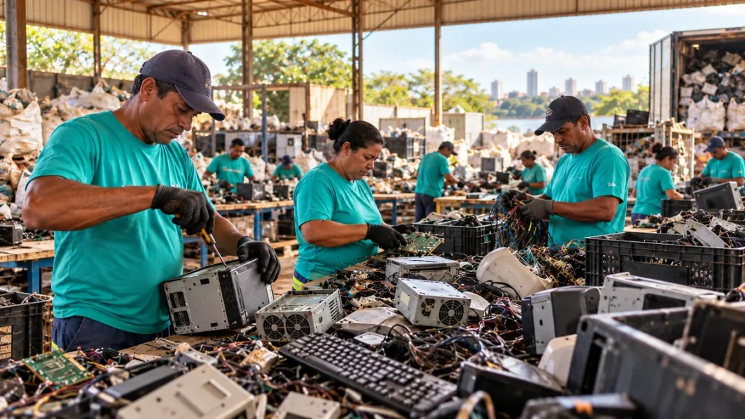 Catanorte inaugura espaço de reciclagem de eletrônicos em Porto Velho