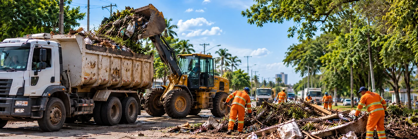 Limpeza urbana e resíduos em Porto Velho limpeza urbana e recolhimento de resíduos em Porto Velho