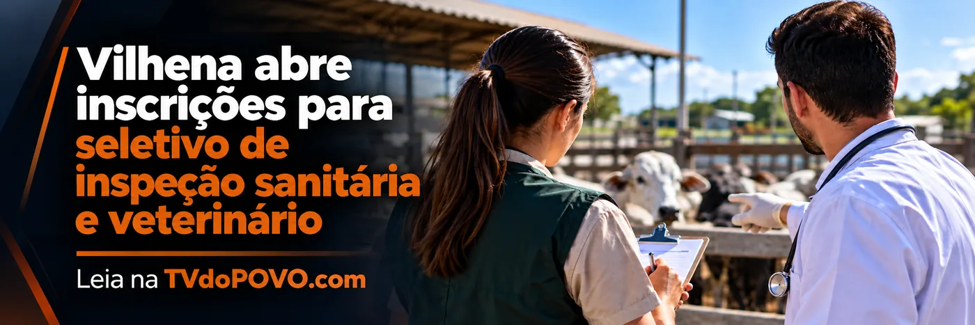Seletivo de Vilhena abre inscrições para Agente de Inspeção Sanitária e Médico Veterinário